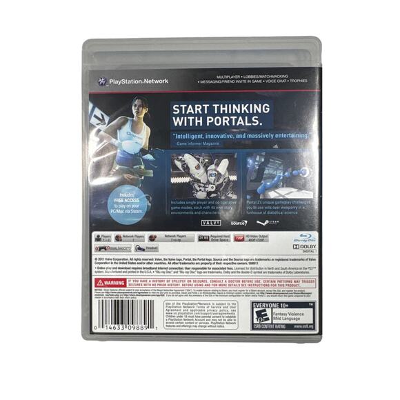 Portal 2 (Playstation 3, 2011) CIB - Picture 7 of 7